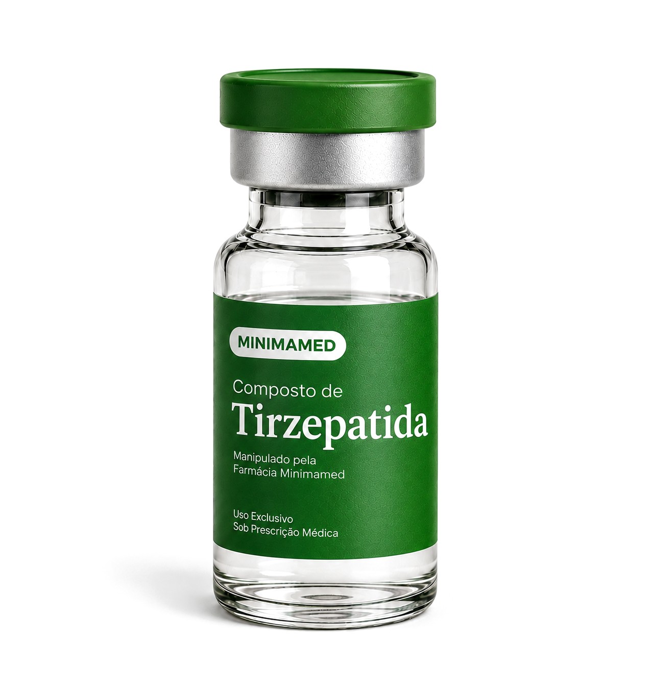 Tirzepatida manipulada — frasco